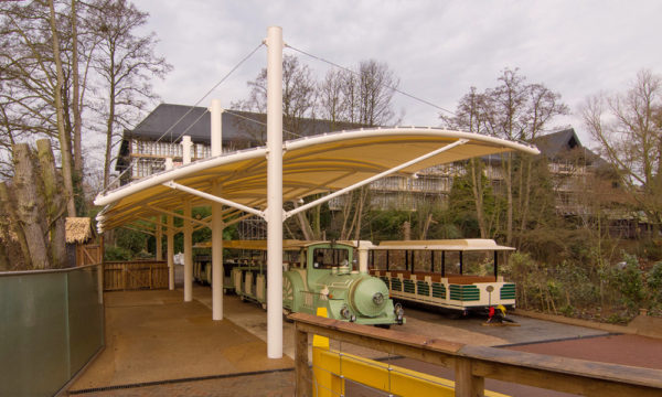 Cantilever Tensile Membrane Canopy, Colchester Zoo