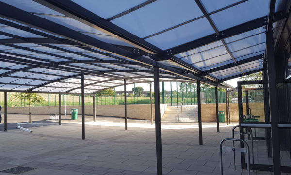 Polycarbonate roof canopy