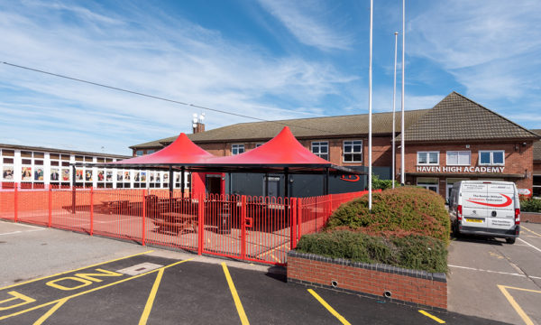 ORION Conic Tensile Canopy at Haven High Academy