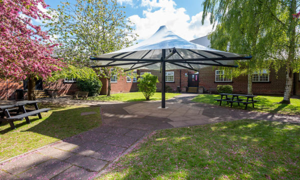 ORION Conic Tensile Fabric Canopy at Whalley Range High School