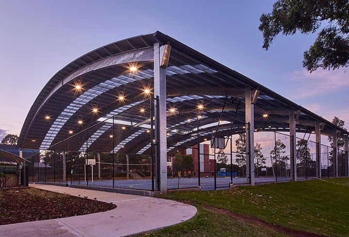 Covered MUGA Sports Canopy - West Sydney University