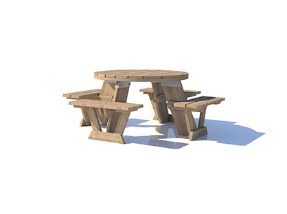  City3 7100 Fixed Table Bench
