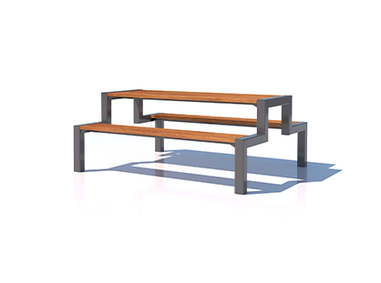 City3 9700 Fixed Table Bench