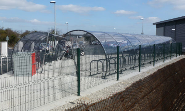 CENTAUR CL10 Bespoke Semi-Enclosed Cycle Shelter