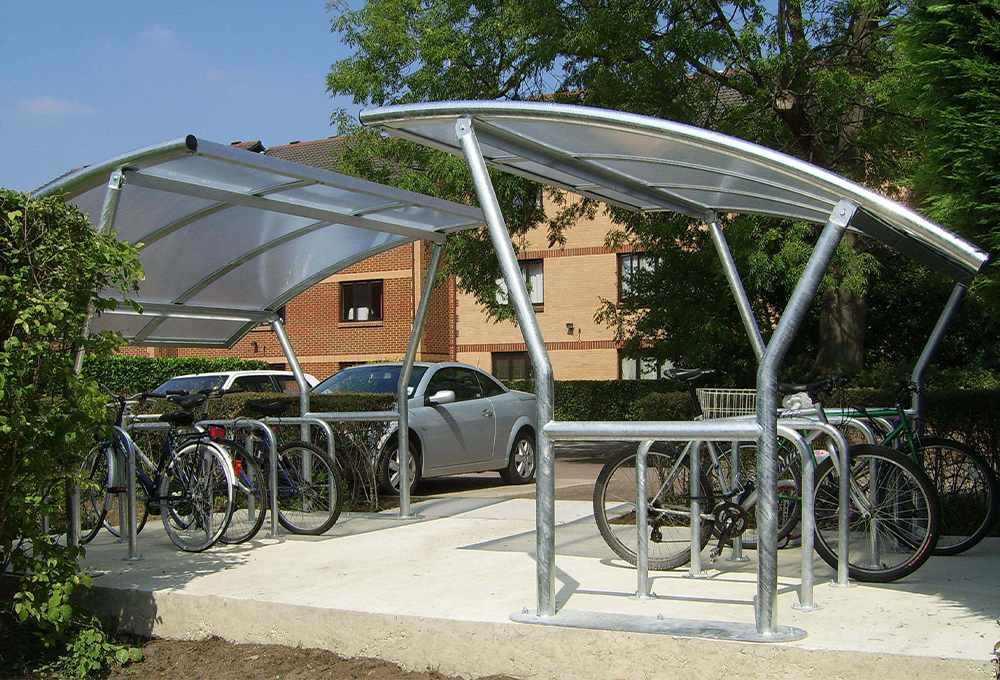 CENTAUR CS8 Single-Row Asymmetric Cycle Shelter