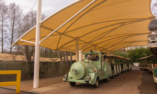 ORION Cantilever Tensile Membrane Canopy Colchester Zoo