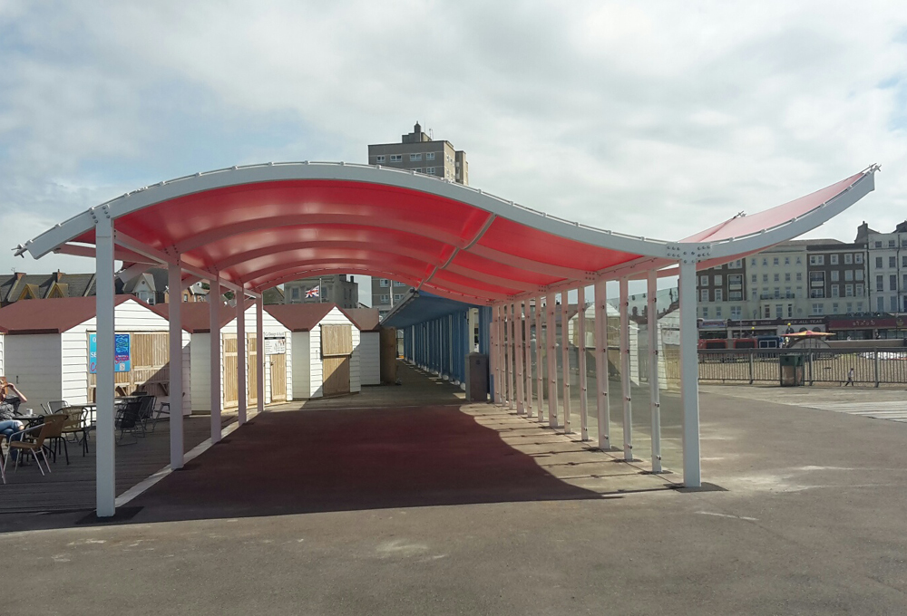 ORION Bespoke Fabric Wave Canopy