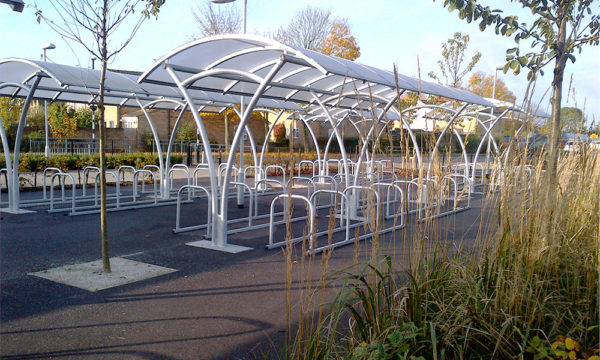 CENTAUR CLS16 (4 Bay) Double-Row Symmetric Cycle Shelter