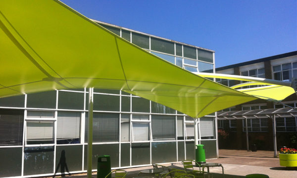 Green ORION Hyparfabric canopy