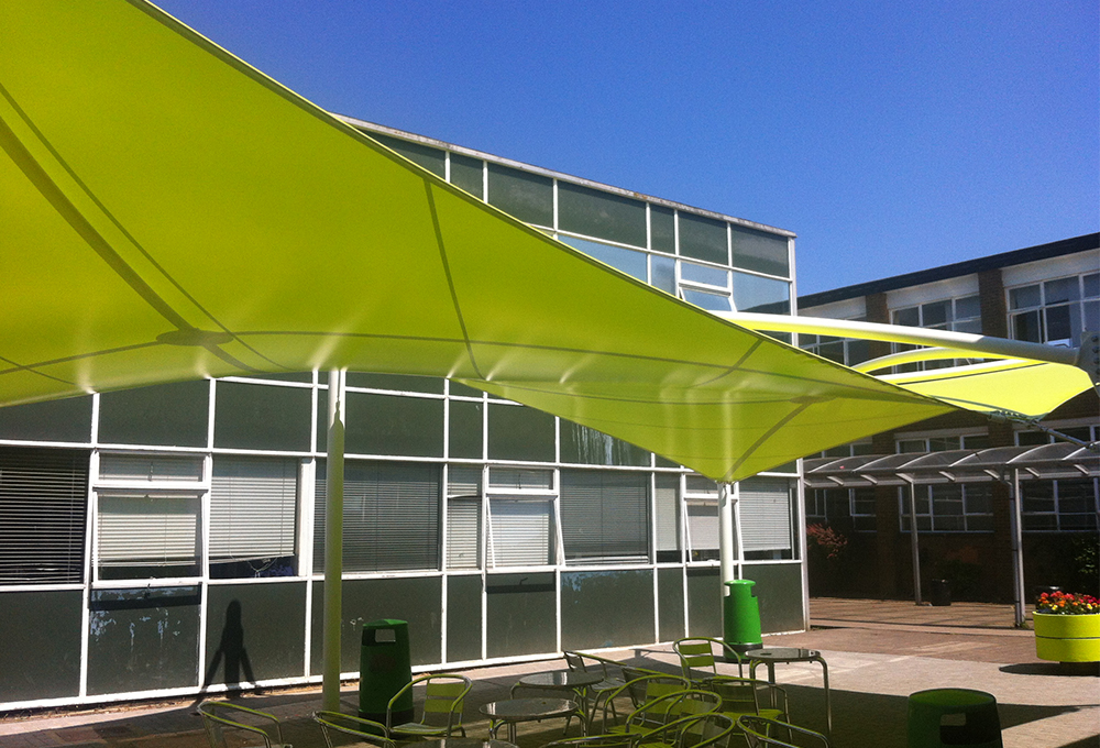 Green ORION Hyparfabric canopy