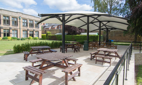 Fabric School Canopy at Nottingham High School - ORION Shield