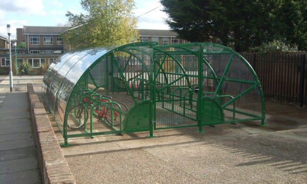 CENTAUR CL10 Enclosed Compound (4 Bay) Semi-Enclosed Cycle Shelter