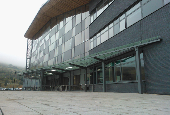 Glass Entrance Canopy