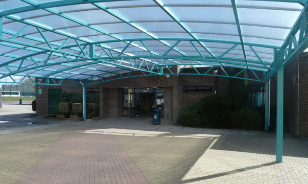 Polycarbonate Canopy for Schools