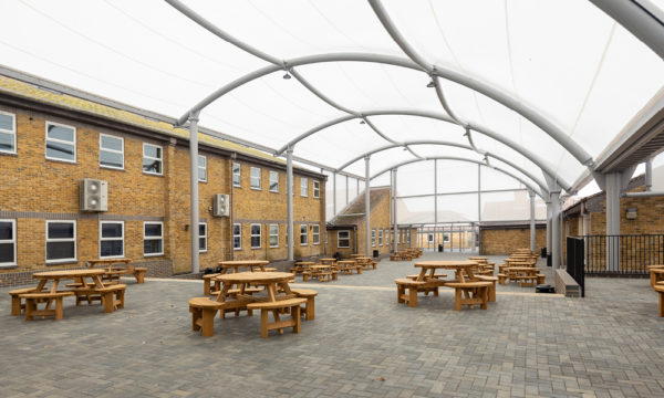 Bespoke Design & Build Canopy for Thomas Aveling School, Rochester