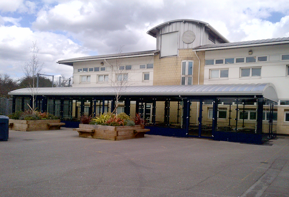 ZONE Glazed Dinning Hall, Brampton Manor Academy, Beckton, London