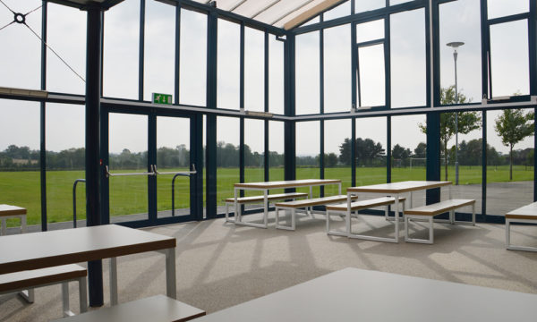 Glazed Dining Hall for Schools