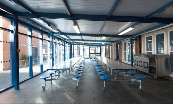 Glazed Dining Hall for Schools
