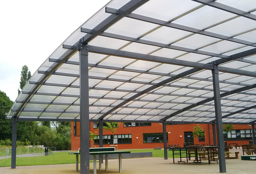 TRITON Polycarbonate Roof Canopy, Midhurst Rother College, Midhurst, West Sussex