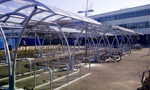 Cycle shelters double row symmetric - CENTAUR CLS