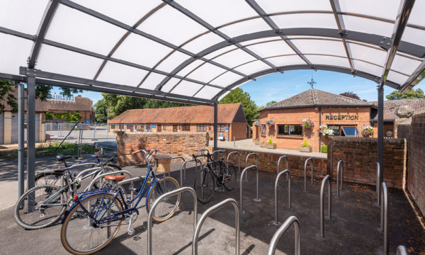 CENTAUR ST Cycle Stands at Reading Blue Coat School