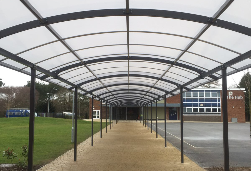 Triton covered walkway