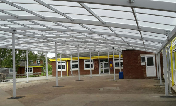 Polycarbonate Canopy for School