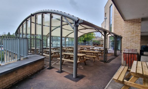 Tensile Fabric Dining Canopy