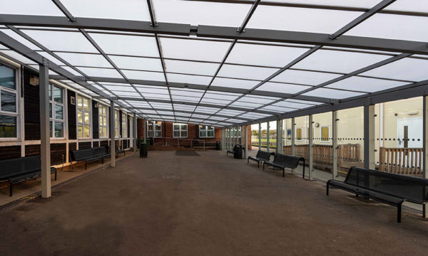 School dining canopy