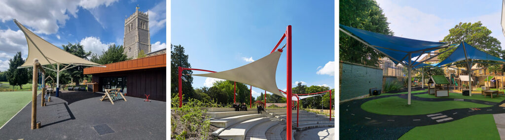 Hypar fabric canopies