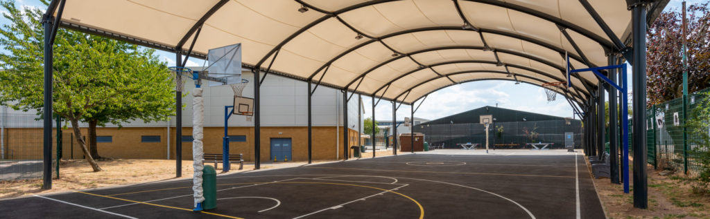 Sports canopy MUGA - Covered playing area