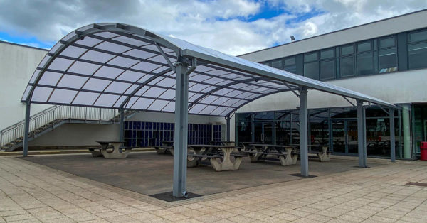 Impressive CGI's to this stunning dining canopy for Haybridge High School