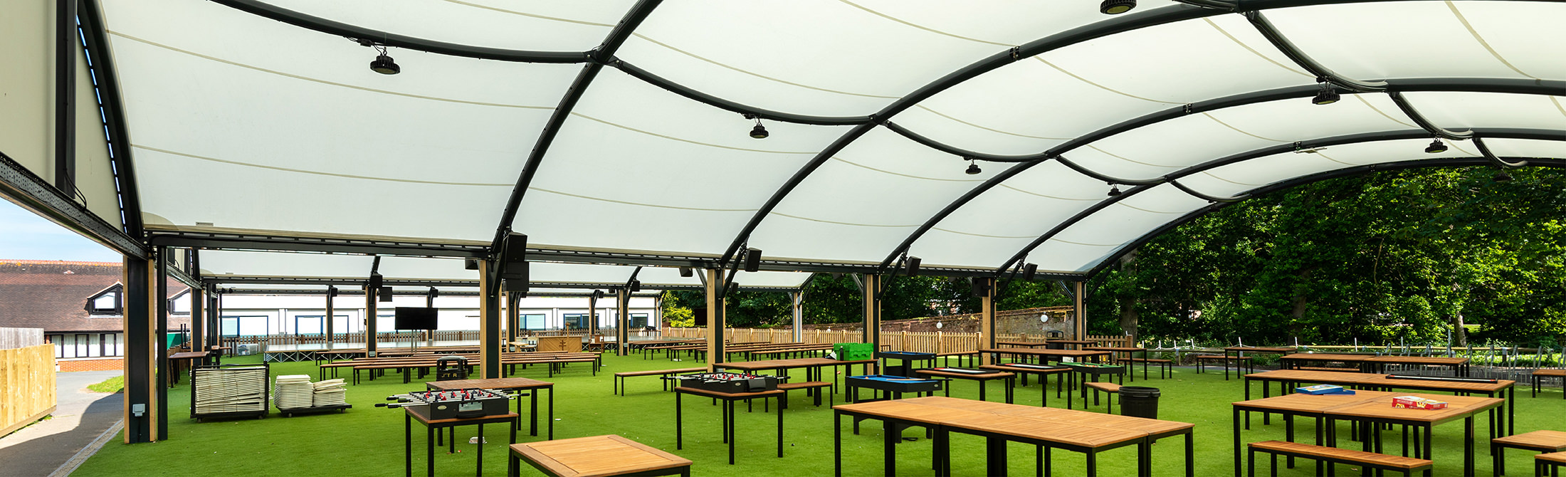 School canopy for outdoor learning