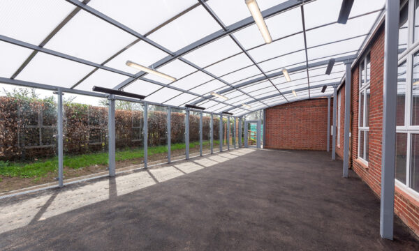 Fully Enclosed Polycarbonate Roof Canopy
