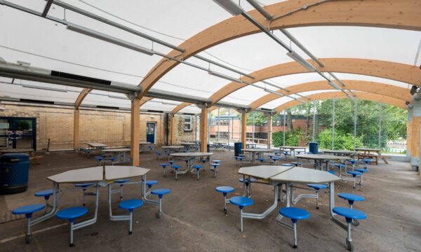 TAURUS Glulam School Dining Canopy