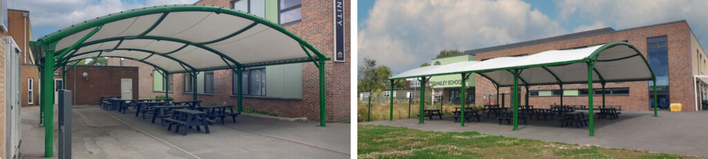 Chailey School outdoor dining